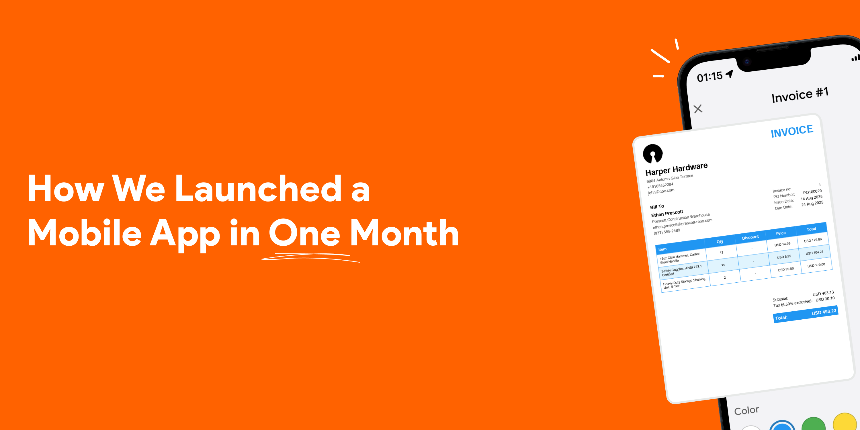 How We Built and Launched a Mobile App in Just One Month